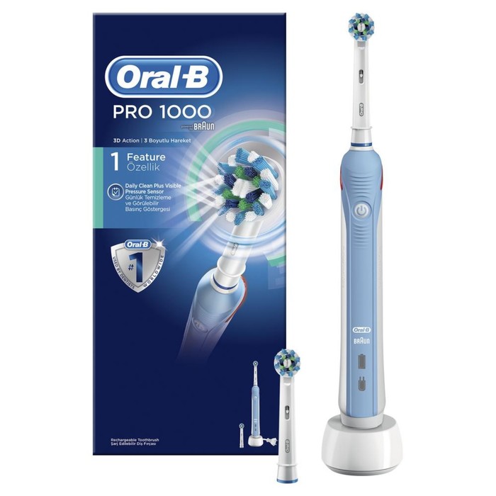 Электрическая зубная щётка Oral-B 1000/D20.523.1 Precision Clean - Фото 1