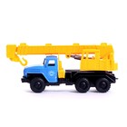 Машина металлическая «Строительный кран», инерционная, масштаб 1:43 - Фото 2