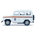 Машина металлическая «Джип МЧС», инерционная, масштаб 1:43 - Фото 2