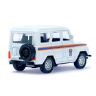 Машина металлическая «Джип МЧС», инерционная, масштаб 1:43 - Фото 3