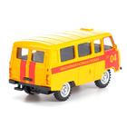 Машина металлическая «Микроавтобус газовая служба», инерционная, масштаб 1:43 - Фото 3