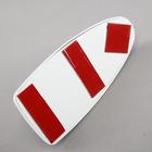 Антенна акулий плавник на крышу, белый, пластик - Фото 2