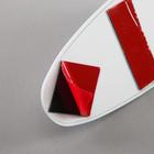 Антенна акулий плавник на крышу, белый, пластик - Фото 3