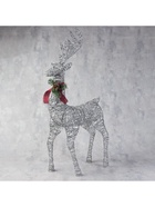 Светодиодная фигура «Олень серебристый» 50×85×18 см, металл, 220 В, свечение белое - Фото 6