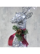 Светодиодная фигура «Олень серебристый» 50×85×18 см, металл, 220 В, свечение белое - Фото 7