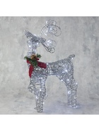 Светодиодная фигура «Олень», 30×60×12 см, металл, 220 В, свечение белое - Фото 5