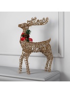 Светодиодная фигура «Олень золотистый» 35×60×10 см, металл, 220 В, мерцание, свечение тёплое белое - Фото 9