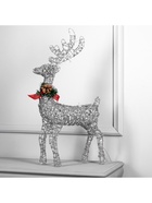 Светодиодная фигура «Олень серебристый», 35×60×10 см, металл, 220 В, свечение белое - Фото 6