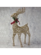 Светодиодная фигура «Олень золотистый» 50×85×18 см, металл, 220 В, свечение тёплое белое - фото 7483069 Светодиодная фигура «Олень золотистый» 50×85×18 см, металл, 220 В, свечение тёплое белое - фото 7483069