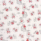 Бумага упаковочная тишью "Товарищи" 0,7 х 10 м - Фото 2