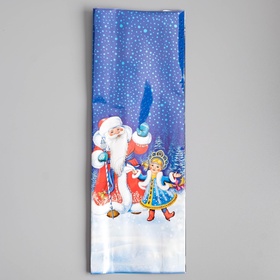 Пакет новогодний подарочный «Зимние танцы», для сладких подарков, 13.5?38 см (комплект 50 шт)