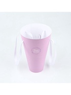 Пакет для цветов конусный круглый складной на лентах «Для тебя», 15?23.3?7.5 см (комплект 5 шт) - фото 20859144