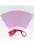 Пакет для цветов конусный круглый складной на лентах «Для тебя», 15?23.3?7.5 см (комплект 5 шт) - фото 36400239