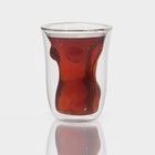 Стакан Magistro «Женская фигура», 150 мл, с двойными стенками, 8×11 см, стекло, прозрачный - Фото 3