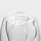 Стакан стеклянный с двойными стенками Magistro «Женская фигура», 150 мл, 8×11 см - фото 4254202