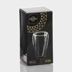 Стакан Magistro «Поль. Дуо», 350 мл, 7.3×15 см, с двойными стенками, стекло, прозрачный - Фото 7