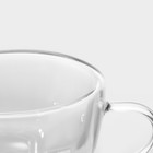 Кружка с двойными стенками Magistro «Дуо», 190 мл, стекло, прозрачная - Фото 4