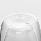 Кружка стеклянная с двойными стенками Magistro «Дуо», 280 мл - фото 4254229