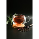 Кружка с двойными стенками Magistro «Лиди. Дуо», 200 мл, 12×9.5×6.5 см, стекло, прозрачная - Фото 4