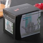 Чайник стеклянный заварочный с металлическим ситом «Квадро», 350 мл  (артикул 3600774)  большой выбор товаров оптом и в розницу по низким ценам с доставкой
