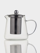 Чайник стеклянный заварочный с металлическим ситом «Квадро», 350 мл  (артикул 3600774)  большой выбор товаров оптом и в розницу по низким ценам с доставкой