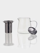 Чайник стеклянный заварочный с металлическим ситом «Квадро», 350 мл  (артикул 3600774)  большой выбор товаров оптом и в розницу по низким ценам с доставкой