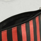 Набор косметичек 2 в 1, отдел на молнии, цвет чёрный/красный - Фото 5