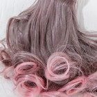 Волосы - тресс для кукол «Завитки» длина волос: 15 см, ширина: 100 см, №LSA071 - Фото 2