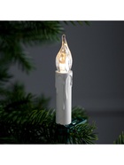 Гирлянда «Нить» 10 м с насадками «Свечи на прищепке», IP20, тёмная нить, 50 LED, свечение тёплое белое, 220 В - Фото 7