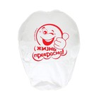 Фонарик желаний «Жизнь прекрасна!», купол - Фото 3