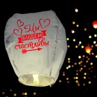 Фонарик желаний «Мы будем счастливы», купол, МИКС - Фото 3