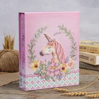 Фотоальбом магнитный 20 листов "Единорог в цветах" в коробке МИКС 26х20,5х5 см - Фото 1