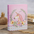 Фотоальбом магнитный 20 листов "Единорог в цветах" в коробке МИКС 26х20,5х5 см - Фото 2