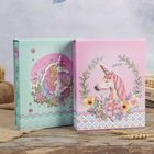 Фотоальбом магнитный 20 листов "Единорог в цветах" в коробке МИКС 26х20,5х5 см - Фото 6