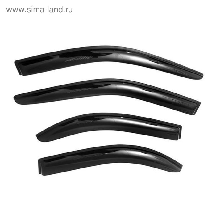 Ветровики Korea Nissan Teana 2006, набор 4 шт - Фото 1