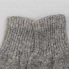 Перчатки мужские из монгольской шерсти, цвет серый, размер 20-24 - Фото 2