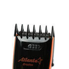 Машинка для стрижки Atlanta ATH-6902, АКБ, регулировка длины, оранжево/черная - Фото 3