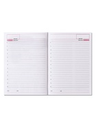 Ежедневник недатированный Calligrata. Vivella, А5, 160 листов, кожзам, бордовый - Фото 11