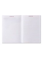 Ежедневник недатированный А5, 160 листов, искуственная кожа, перфорация углов, «Вивелла», бордовый - фото 59752002