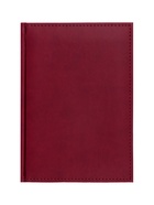Ежедневник недатированный А5, 160 листов, искуственная кожа, перфорация углов, «Вивелла», бордовый - фото 59970654