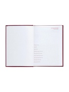 Ежедневник недатированный Calligrata. Vivella, А5, 160 листов, кожзам, бордовый - Фото 14