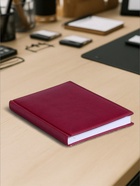 Ежедневник недатированный Calligrata. Vivella, А5, 160 листов, кожзам, бордовый - Фото 2