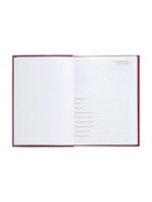 Ежедневник недатированный Calligrata. Vivella, А5, 160 листов, кожзам, бордовый - Фото 4