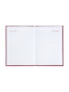 Ежедневник недатированный Calligrata. Vivella, А5, 160 листов, кожзам, бордовый - Фото 5