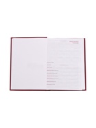 Ежедневник недатированный Calligrata. Vivella, А5, 160 листов, кожзам, бордовый - Фото 7