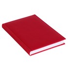 Ежедневник недатированный А5, 160 листов "Вивелла", обложка искусственная кожа, перфорация углов, красный - Фото 2