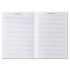 Ежедневник недатированный А5, 160 листов "Вивелла", обложка искусственная кожа, перфорация углов, красный - Фото 10