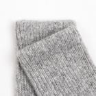 Носки детские из шерсти яка, цвет серый, размер 10-12 см - Фото 2