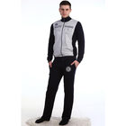 Комплект мужской (джемпер, брюки) 438 ТЕННИС цвет серый , р-р 54 - Фото 1