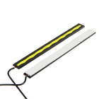 Дневные ходовые огни 1 LED-COB, 12 Вт, 12 В, 2 шт, металл, корпус черный, свет белый - Фото 2